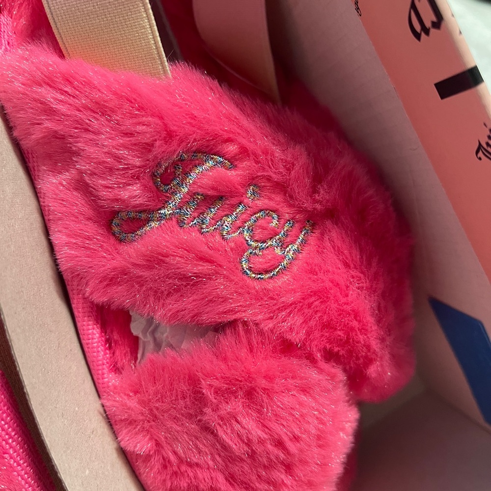 Girls juicy couture slippers 2/3 - Picture 7 of 8